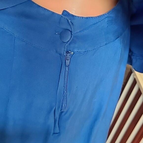 Rare VINTAGE Blue Skirt Suit - Picture 11 of 15